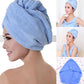 Prosop Pentru Par, Tip Turban, Din Microfibra, Cu Nasturel De Fixare, Diverse Culori