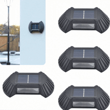 Set 4 Lampi Solare 2W, Pentru Exterior, Cu Lumină Caldă
