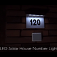 Numar De Casa Cu Incarcare Solara, Iluminare LED, Aprindere Automata
