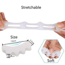 Set de 2 Separatoare Din Gel Silicon Pentru Degetele De La Picioare, Protectie Impotriva Monturilor Si Durerilor
