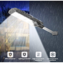 Lampa Solara Stradala, Cu Suport Metalic, Iluminare Puternica, Control Din Telecomanda