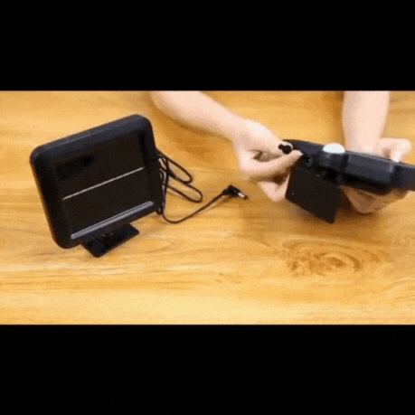 Lampa LED COB, Cu Panou Solar Separat, Control Din Telecomanda