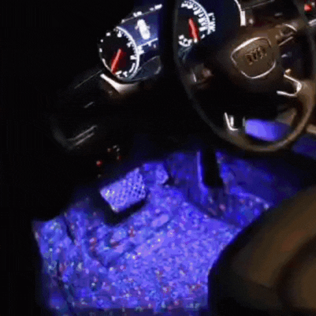 Lumini LED pentru interiorul auto DiscoDots